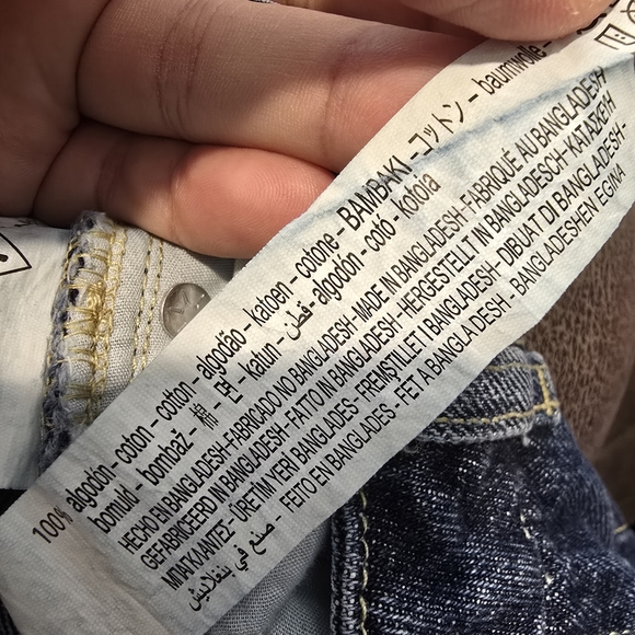 Zara 80s/90s High Rise Blue Denim Women Shorts Size 8 - Picture 7 of 9